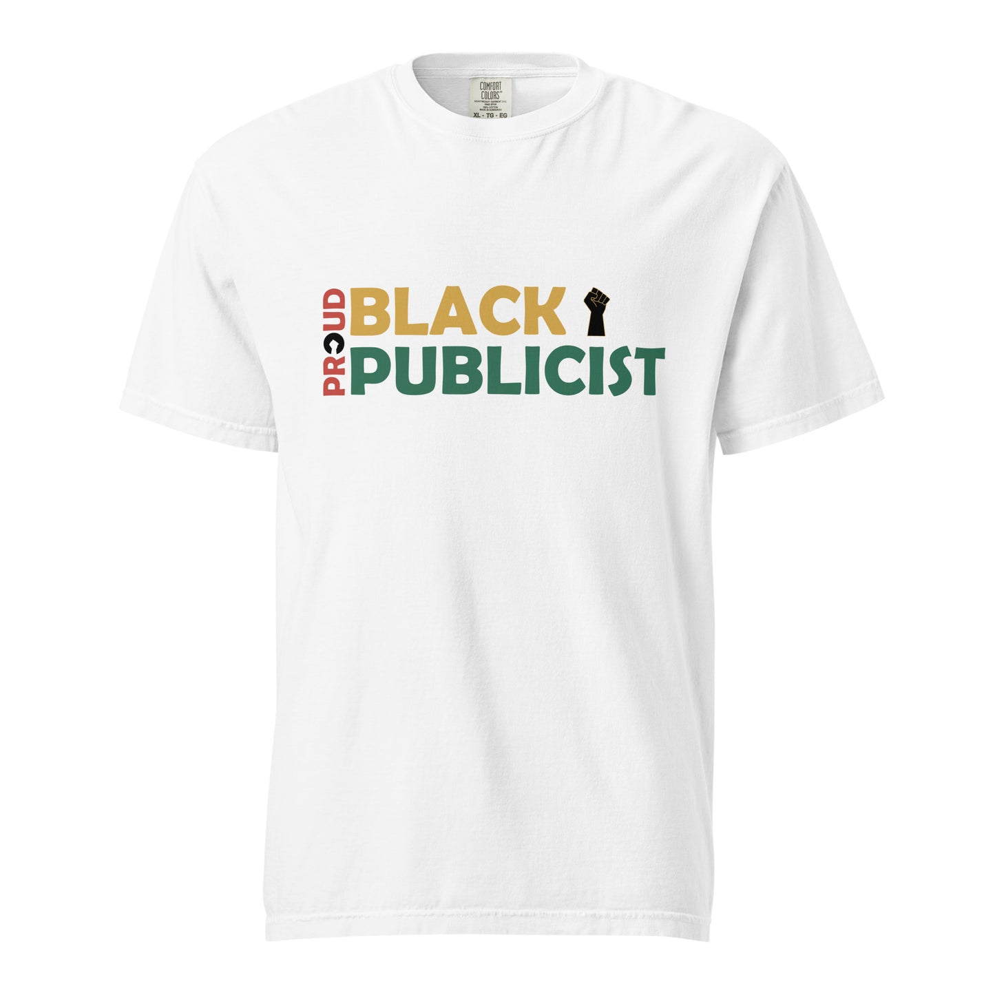 Proud Black Publicist Printed Unisex garment-dyed heavyweight t-shirt