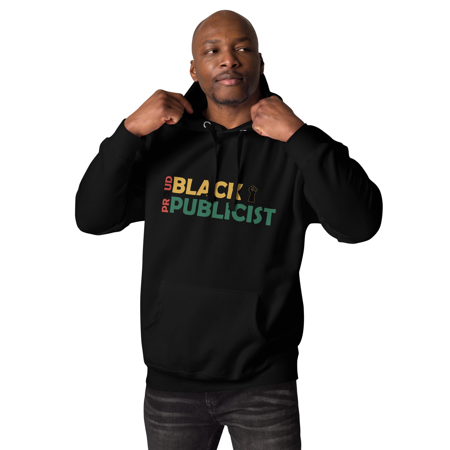 Proud Black Publicist Printed Unisex Hoodie
