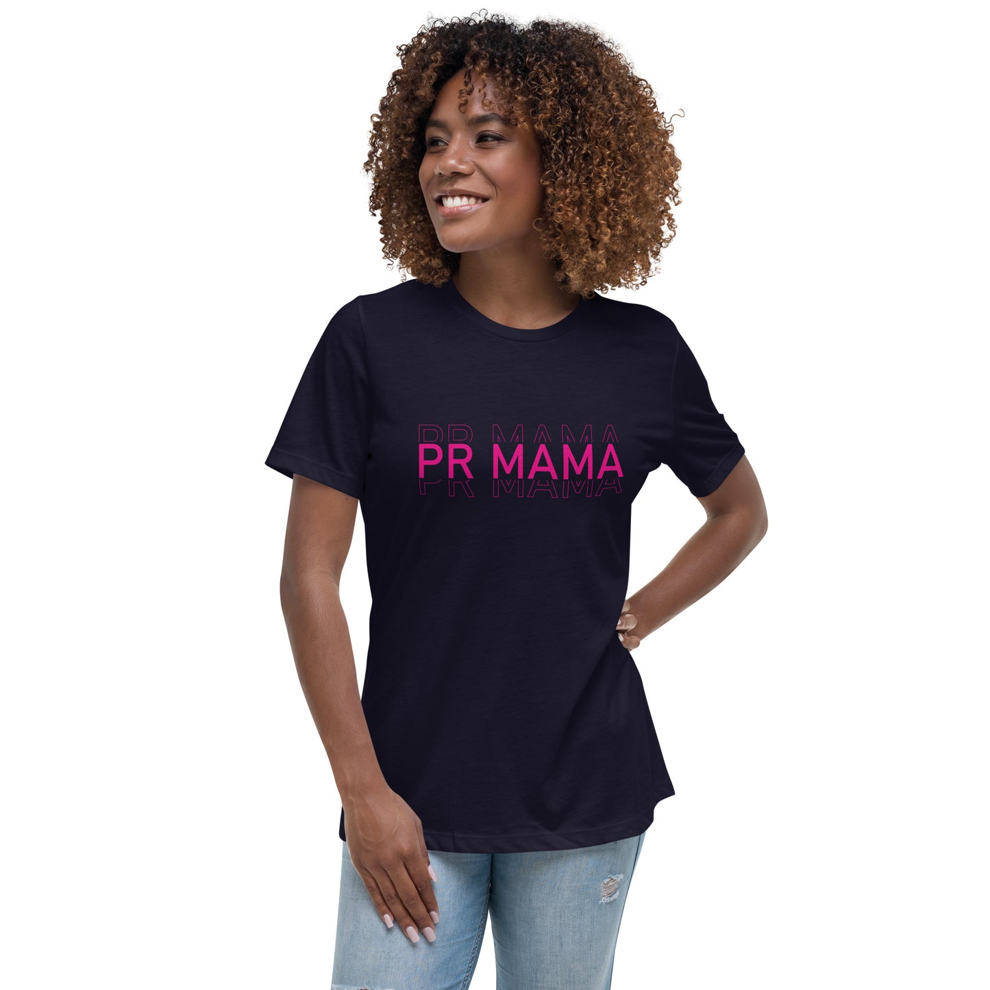PR MAMA Printed Women's Relaxed T-Shirt