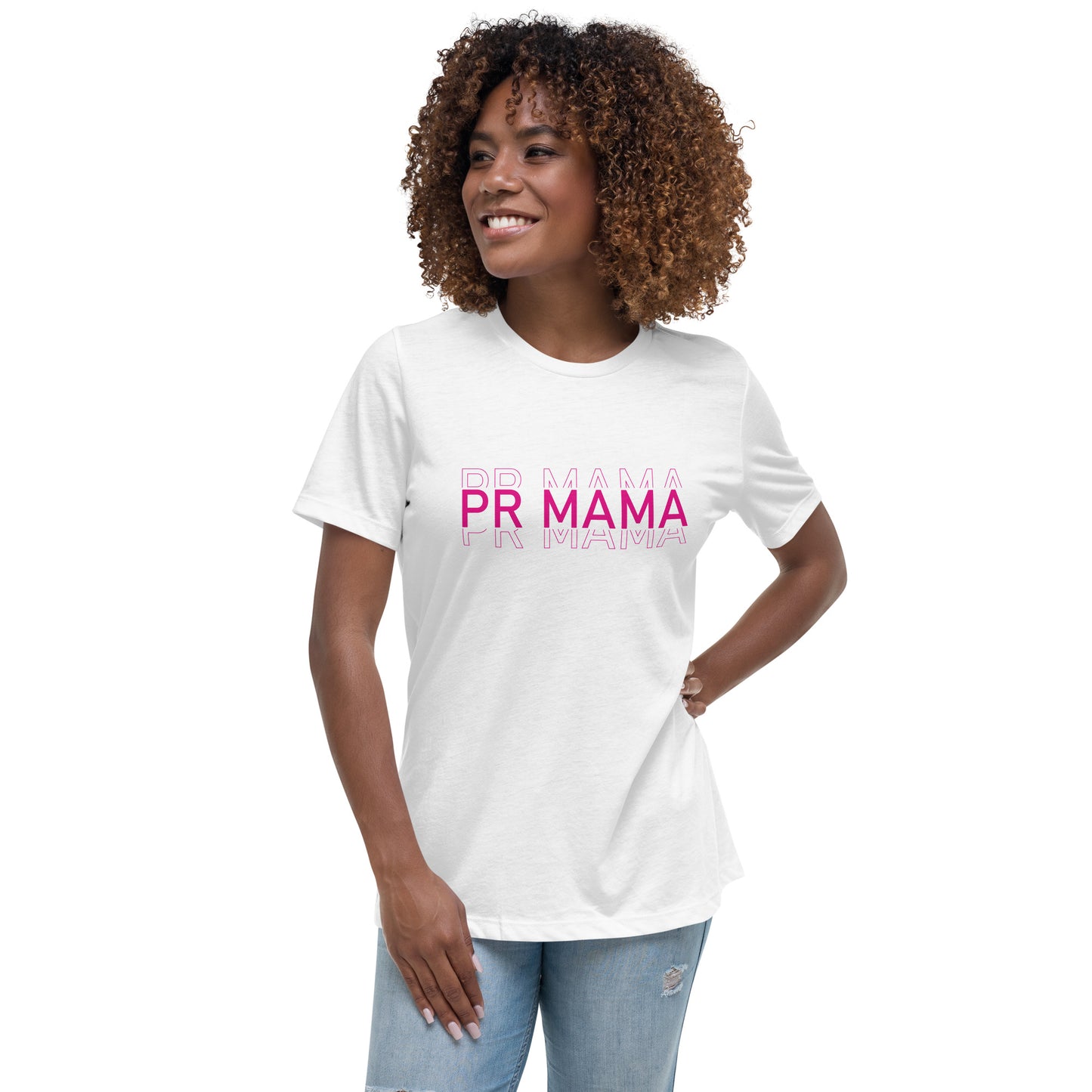 PR MAMA Printed Women's Relaxed T-Shirt